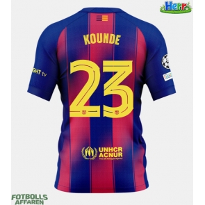 Barcelona Jules Kounde #23 Hemmatröja 2025-26 Kortärmad